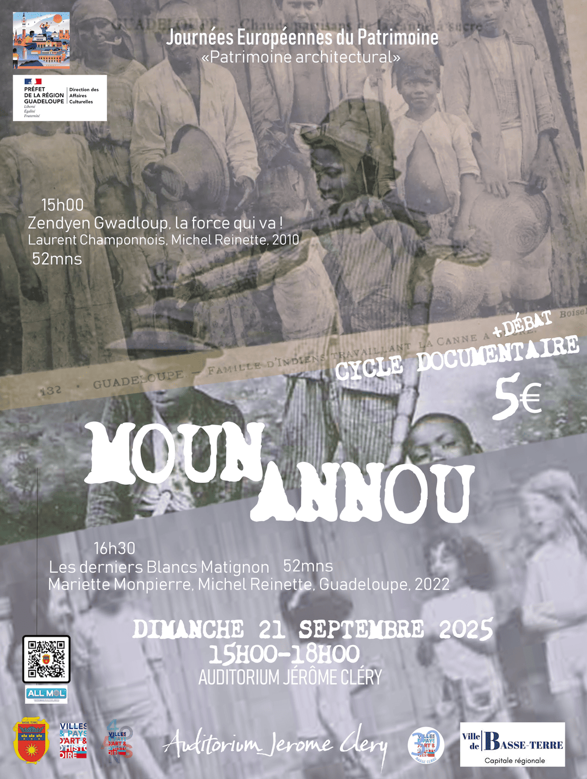 Dimanche 21 septembre - cycle documentaire + débat